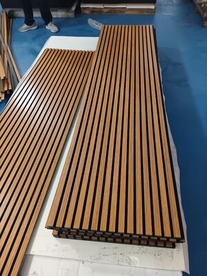 Interior Decorative Akupanel Acoustic Wood Wall Panel 3D Wall Panel For Bedroom