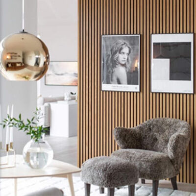 Interior Decorative Akupanel Acoustic Wood Wall Panel 3D Wall Panel For Bedroom