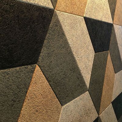 Sound Insulation Wood Wool Acoustic Panel Durable Wood Wool Cement Boards Customized