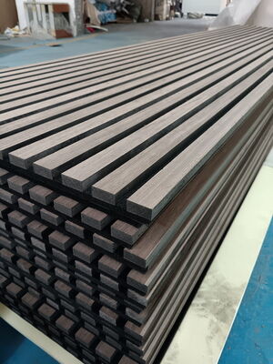 MDF Wood Veneer Akupanel Acoustic Wood Wall Panel for Home Decoration