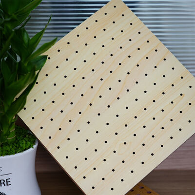 Home Decorative Perforated Acoustic Panel Simple Wooden Acoustic Panel