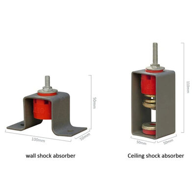 Resilient Joiner Bracket Ceiling Rubber Vibration Isolator