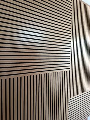 Interior Decorative Akupanel Acoustic Wood Wall Panel 3D Wall Panel For Bedroom