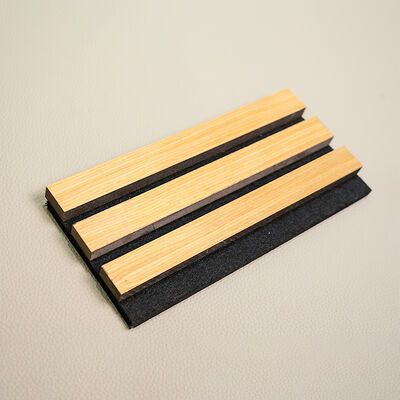 Modern Ceiling Acoustic Slat Wood Panel Sound Absorption Natural Solid Wood Akupanel