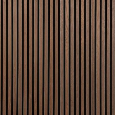 Nature Acoustic Slat Wood Panel Interior Decorative Sound Absorption Panel For Hall