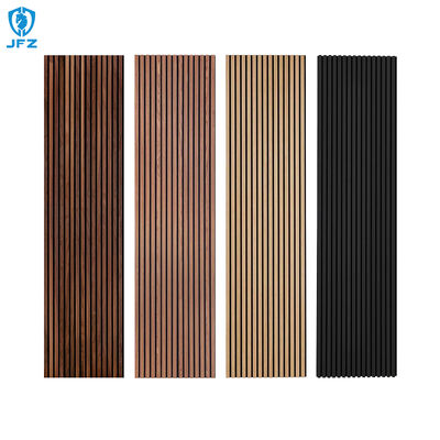 Fireproof Wood Veneer MDF Melamine Board Akupanel Durable Acoustic Ceiling Panel