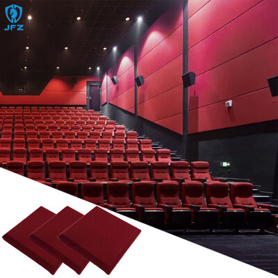 Decorative Fabric Acoustic Panel Flame Retardant Fiber Glass Sound Insulation Panels