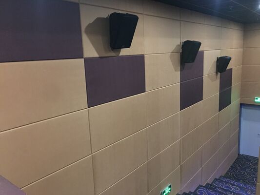 Durable Acoustic Foam Panels For Walls Cinema Glass Fiber Sound Absorbing Foam Panels