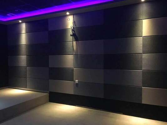 Durable Acoustic Foam Panels For Walls Cinema Glass Fiber Sound Absorbing Foam Panels
