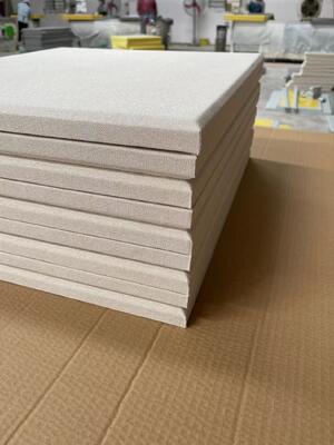 High Density Soundproof Foam Panels Fireproof Fiber Glass Wall Panel Sheets For KTV