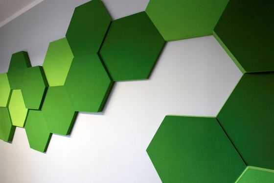 Durable Acoustic Polyester Fiber Sheets PET Acoustic Wall Panel