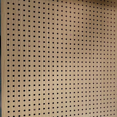 MDF Perforated Acoustic Panel Soundproofing Ceiling Panels For Home Decor