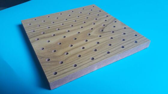 Durable Perforated Acoustic Panel Fireproof Decorative Perforated Wood Wall Panels
