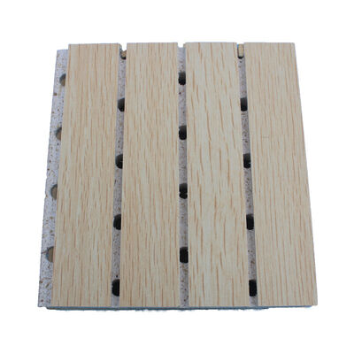 Grooved Multilayer Wood Acoustic Panel Soundproof Durable Mgo Board