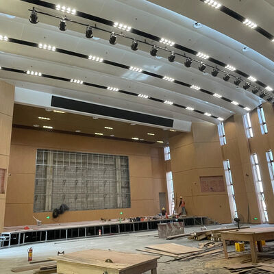 Modern MDF Groove Decorative Acoustic Wood Panels Durable Mgo Board For Stadium