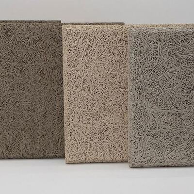 Eco Friendly Decorative Wood Wool Panels Durable Ceiling Acoustic Wood Wool Board For Hall