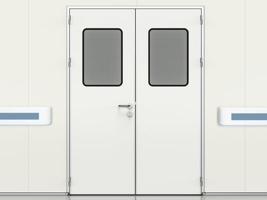 Hospital Soundproof Double Door Durable Acoustic Wooden Door