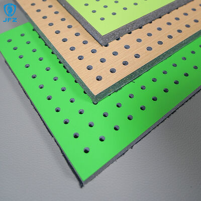 Acoustic Perforated Wood Ceiling Panels Durable Decorative Acoustic Panels Soundproofing