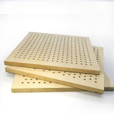 Acoustic Perforated Wood Ceiling Panels Durable Decorative Acoustic Panels Soundproofing