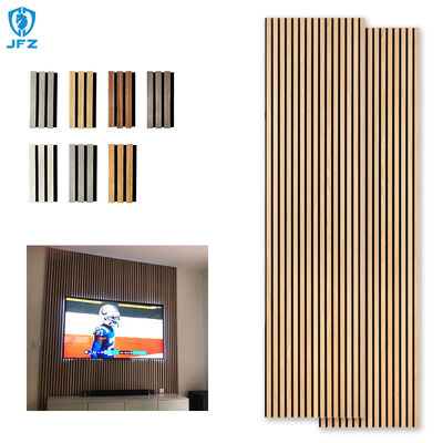 Natural Grain Acoustic Wall Panel Fireproof Acoustic Ceiling Panel for Studio