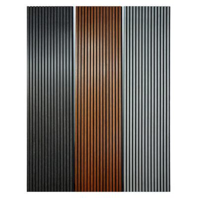 Modern MDF Akupanel Fireproof Wooden Slat Acoustic Panels For Studio