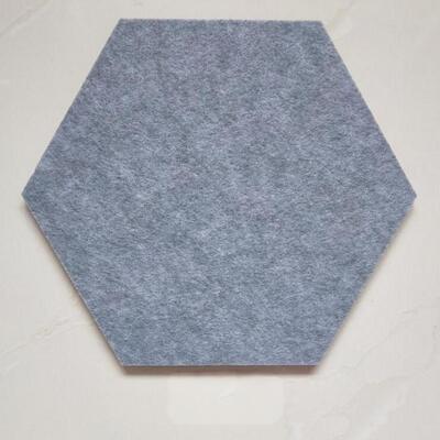 High Density Polyester Fiber Acoustic Panel Wall Hex Acoustic Panels