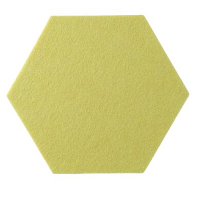 High Density PET Hexagon Acoustic Panel Durable Polyester Wall Panel