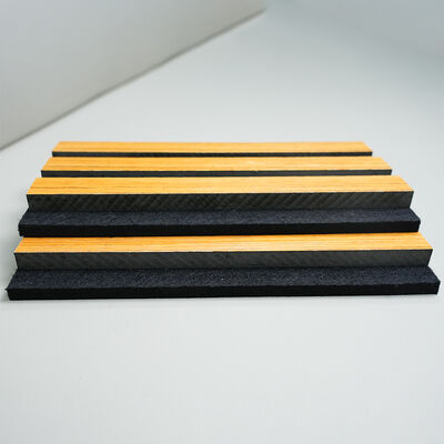 Easy Installation Acoustic Wall Panel MDF Wood Veneer for Apartment