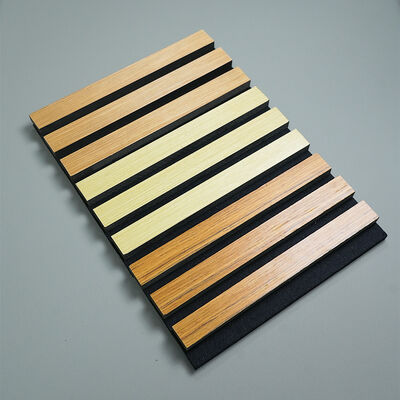Easy Installation Acoustic Wall Panel MDF Wood Veneer for Apartment