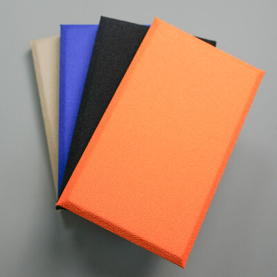 High Density Fabric Wrapped Acoustic Panel Durable Fiberglass For Cinema