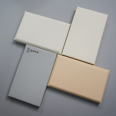 Gym Fiberglass Foam Pad Sound Absorbing Leather Wall Panel Customized