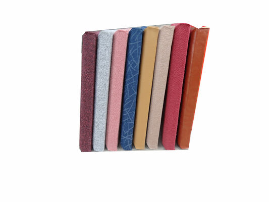 Home Fabric Wrapped Acoustic Board Decorative Eco Friendly 3D Wall Panel