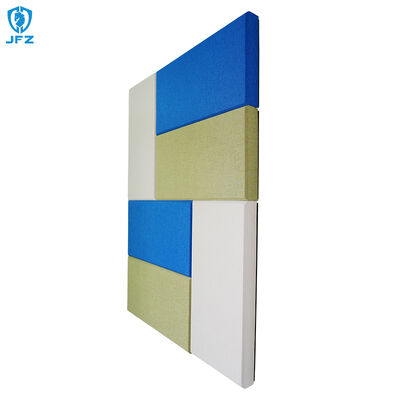 Wall Decorative Foam Sound Absorbing Panels Glass Fiber Office Acoustic Panels