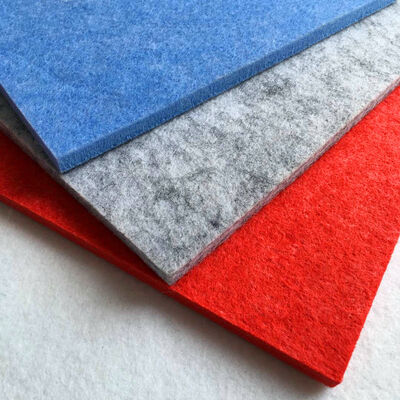 100% Polyester Fiber Acoustic Wall Panel Hexagon Acoustic PET Panels Customized