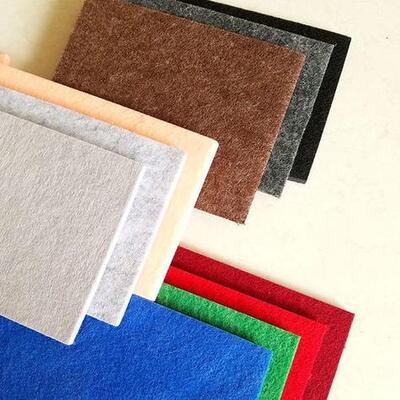 100% Polyester Fiber Acoustic Wall Panel Hexagon Acoustic PET Panels Customized