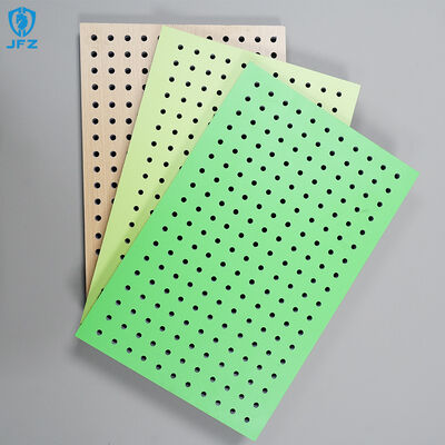 Modern Design Perforated Acoustic Panel MDF Wood Veneer for Studio