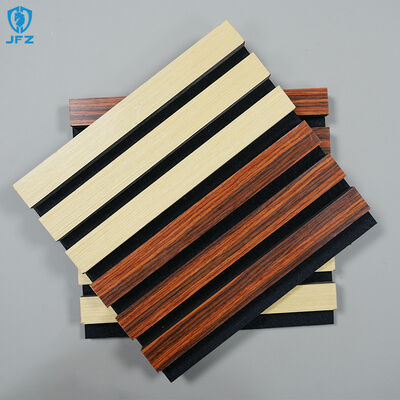Easy to Decorate Wood Slat Acoustic Panel MDF Wood Veneer for Office