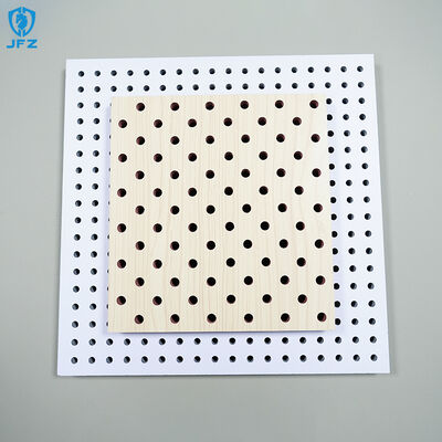Customized Wood Perforated Acoustic Wall Panel MDF Melamine Board for Home Decor