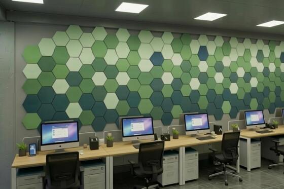 Hexagon Acoustic Panel High Quality Acoustic Polyester Fiber Panel