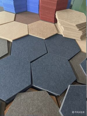 PET Polyester Fiber Acoustic Board Natural Acoustic Felt Panel