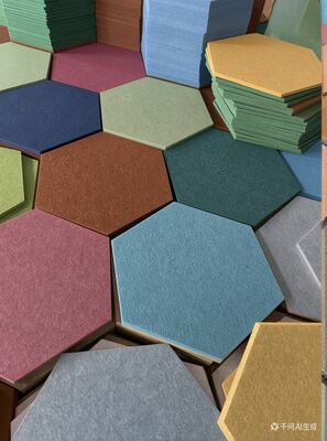  Hexagon Acoustic Panel Durable PET Polyester Acoustic Panel