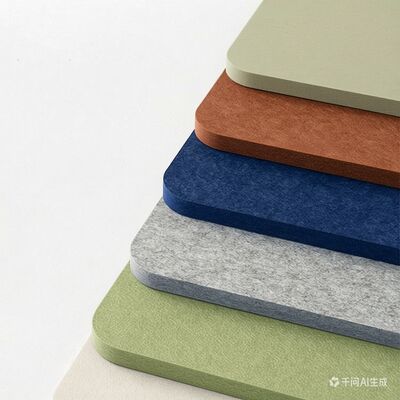 High-Density PET Polyester Fiber Panel Natural Acoustic Wall Panel
