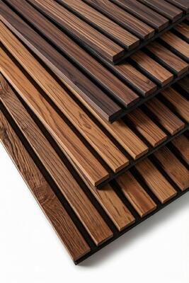 Noise Reduction MDF Acoustic Wall Panel Melamine Board for Room Decor