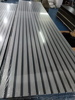 Noise Reduction Black MDF Acoustic Wall Panel Melamine Board for Room Decor