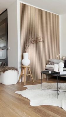 Free Samples Wood Slat Acoustic Panel Customized MDF Wood Veneer