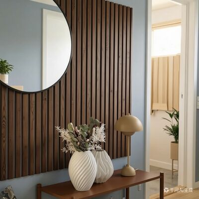 High Quality Wood Acoustic Wall Panel Durable Melamine Board for Studio