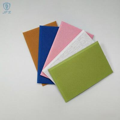 Modern Design Fabric Acoustic Wall Panel Fireproof Clothing Wrapped Board