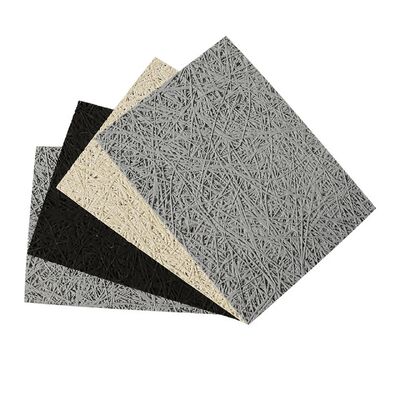 Customized Wood Wool Acoustic Ceiling Panel Natural Cement Board