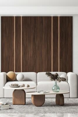 Customized Acoustic Wood Panel High-Density MDF Melamine Board