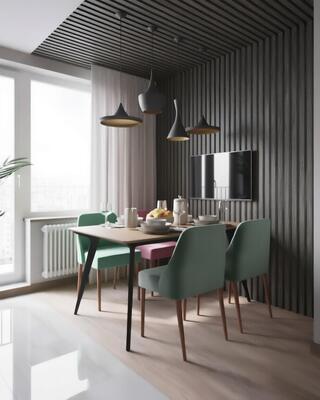 Black Acoustic Wood Wall Panel High Quality Melamine Board for Home Decor